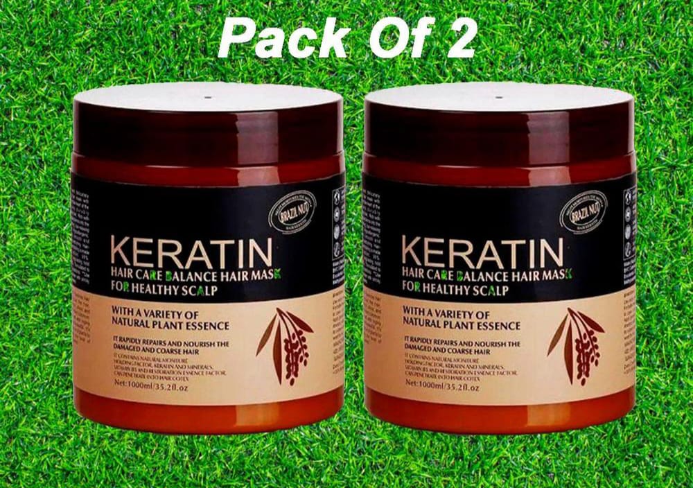 Buy 1 Get 1 free Keratin Hair Mask 1000ml (Pack 2) Original