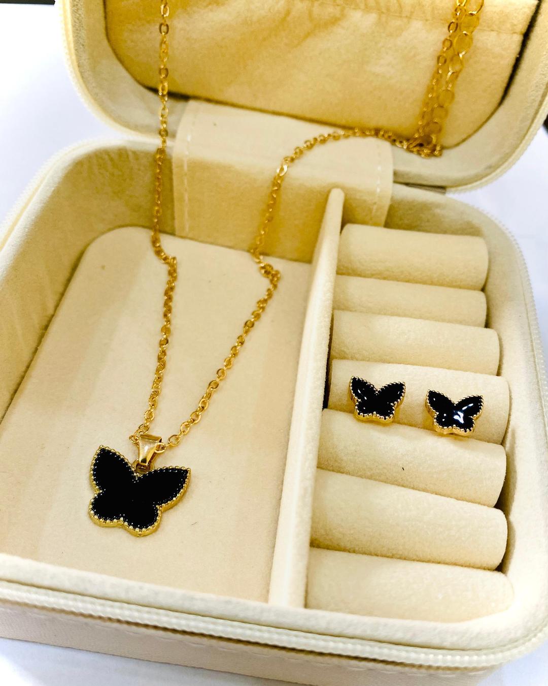 Butterfly Necklace Set